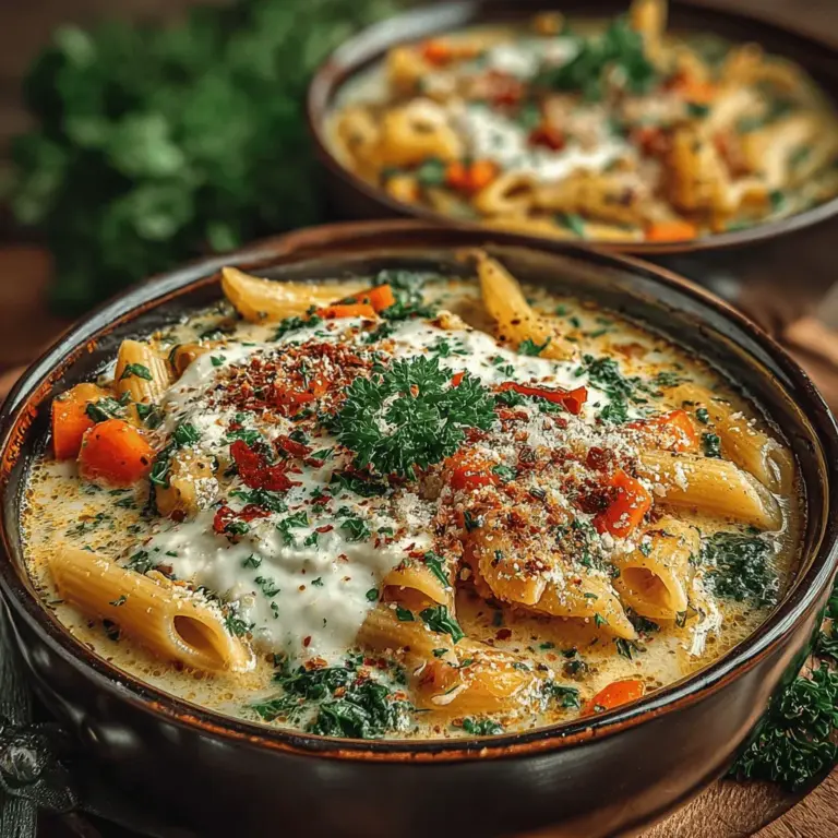 As the leaves begin to change and the air turns crisp, there's nothing quite like a warm, comforting bowl of soup to embrace the cozy vibes of autumn. With the arrival of cooler temperatures, the desire for hearty, soul-warming meals becomes irresistible. This Fall Crockpot Creamy Pasta Soup is the perfect dish to warm your soul on chilly evenings. Packed with vibrant vegetables, hearty pasta, and a luscious creamy base, this recipe not only satisfies your hunger but also fills your kitchen with delightful aromas that evoke the essence of the season.