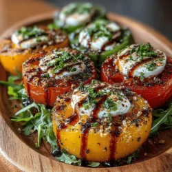 The Caprese salad, a staple of Italian cuisine, is celebrated for its simplicity and freshness. Originating from the enchanting island of Capri, this dish exemplifies the Mediterranean diet's emphasis on high-quality ingredients. Traditionally composed of just three main components—fresh mozzarella, ripe tomatoes, and fragrant basil—Caprese salad embodies the essence of Italian cooking: the focus on seasonal produce and harmonious flavors. Over the years, this classic has evolved into various interpretations, one of which is the Caprese Delight, a contemporary twist that highlights the vibrant flavors of heirloom tomatoes and the creamy texture of buffalo mozzarella.