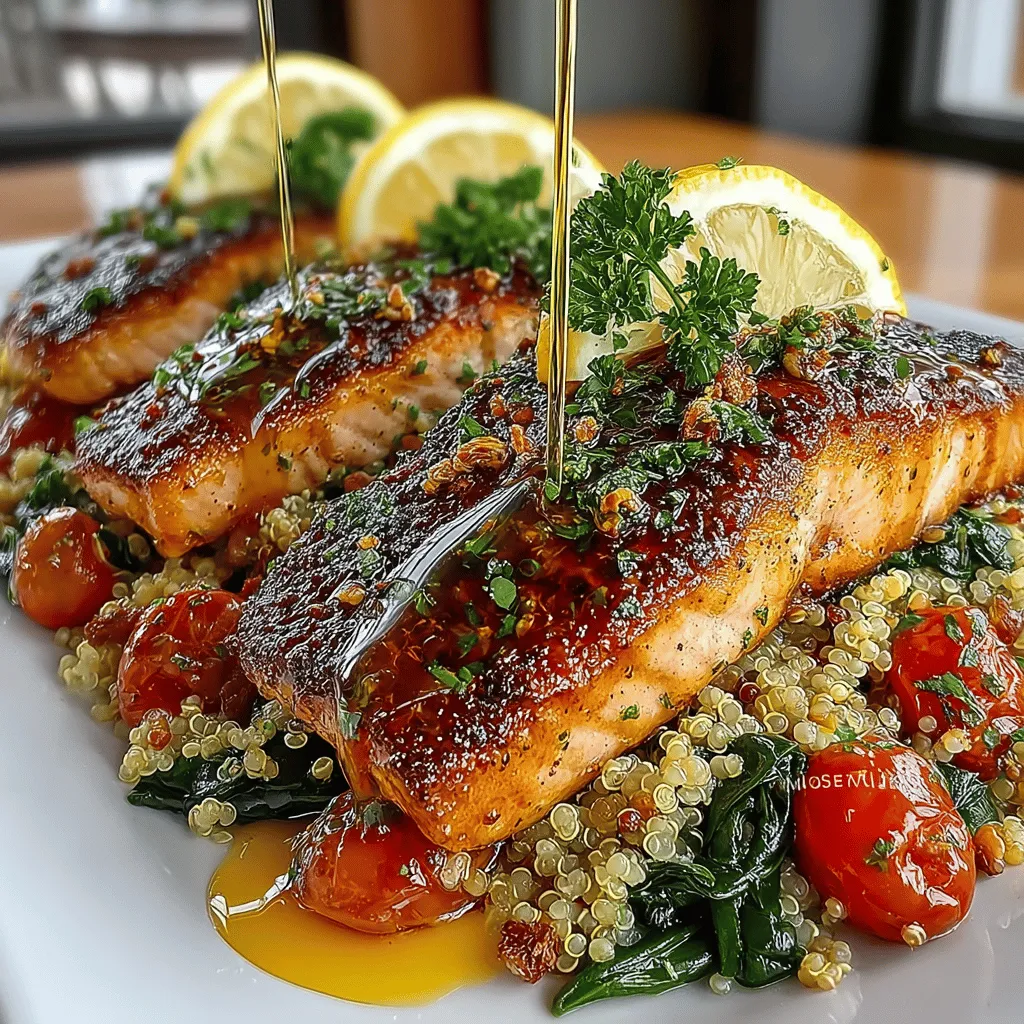 In the realm of healthy eating, few dishes can match the delightful harmony of flavors and nutrition found in Zesty Lemon Herb Salmon & Quinoa Delight. This vibrant recipe not only tantalizes the taste buds but also offers a nourishing meal that can fit seamlessly into a balanced diet. The combination of succulent salmon, fluffy quinoa, and zesty citrus creates a dish that is both satisfying and invigorating, making it an ideal choice for a weeknight dinner or a special occasion.
