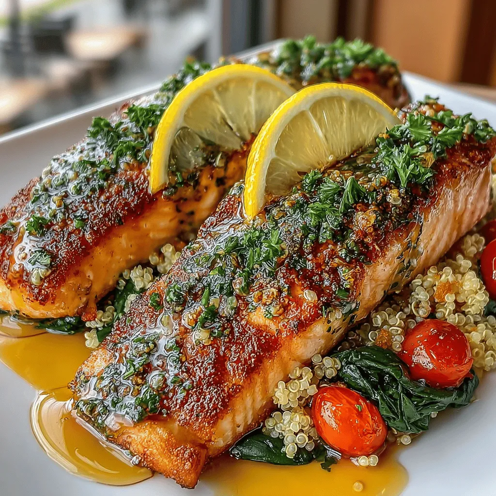 In the realm of healthy eating, few dishes can match the delightful harmony of flavors and nutrition found in Zesty Lemon Herb Salmon & Quinoa Delight. This vibrant recipe not only tantalizes the taste buds but also offers a nourishing meal that can fit seamlessly into a balanced diet. The combination of succulent salmon, fluffy quinoa, and zesty citrus creates a dish that is both satisfying and invigorating, making it an ideal choice for a weeknight dinner or a special occasion.