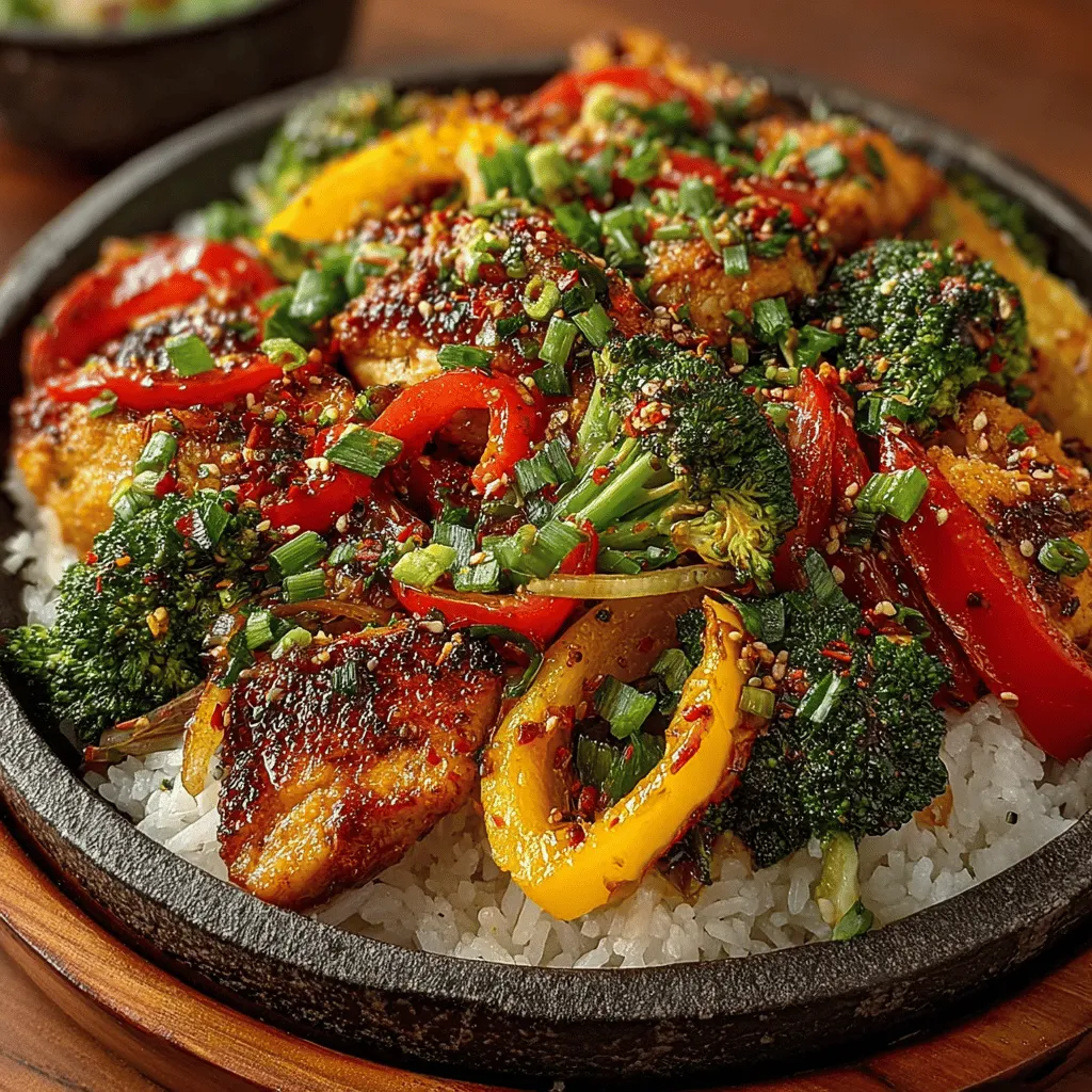 - 1 pound chicken breast, sliced into thin strips - 2 tablespoons soy sauce - 1 tablespoon cornstarch - 2 tablespoons vegetable oil - 1 red bell pepper, sliced - 1 yellow bell pepper, sliced - 1 cup broccoli florets - 1 cup carrots, julienned - 1 cup snow peas - 3 cloves garlic, minced - 1 tablespoon fresh ginger, minced - 2 tablespoons oyster sauce - 1 tablespoon sesame oil - Salt and pepper to taste - Cooked rice or noodles, for serving
