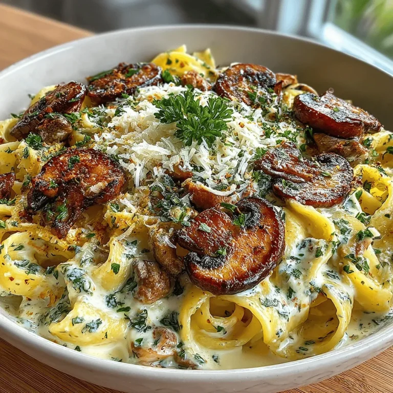 Creamy Garlic Mushroom Pasta is a delightful dish that combines the earthy flavors of mushrooms with the richness of cream and Parmesan cheese. This dish is perfect for weeknight dinners or special occasions, offering a comforting yet sophisticated meal that will please family and friends alike. In this article, we will explore the ingredients, preparation steps, and the culinary techniques that make this pasta dish a must-try for any home cook.