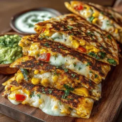 In our fast-paced world, finding meals that are both nutritious and delicious can often feel like a daunting task. However, the Cheesy Veggie Delight Quesadillas stand as a testament to the idea that healthy eating doesn’t have to sacrifice flavor. This vibrant dish combines colorful vegetables with the rich creaminess of cheese, making it a perfect addition to any mealtime. Not only are these quesadillas easy to prepare, but they also serve as an excellent way to incorporate a variety of vegetables into your diet, ensuring that you and your loved ones enjoy a nutritious meal without compromising on taste.