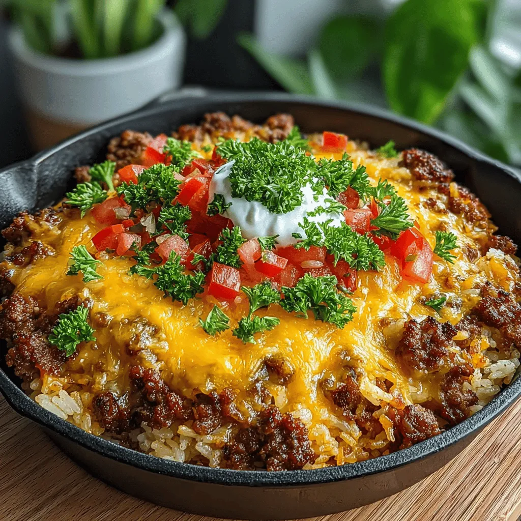 Understanding the joy of cooking is fundamental to creating memorable meals that bring family and friends together. One such dish that encapsulates warmth and satisfaction is the Cheesy Beef and Rice Delight. This hearty recipe combines ground beef, rice, and vegetables, all enveloped in a gooey layer of cheddar cheese, making it an ideal option for both weeknight dinners and special gatherings. This blog post will delve into the details of this delightful recipe, breaking it down into manageable sections for easy preparation.