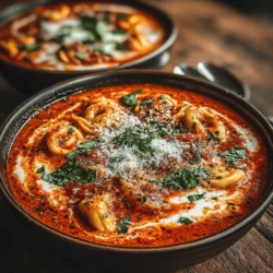 Comfort food holds a special place in our hearts, often associated with cherished memories and family gatherings. It’s the type of food that brings people together, creating a sense of belonging and solace. Creamy soups, like this tomato basil tortellini version, are particularly beloved for their ability to provide warmth and satisfaction, especially during colder months. The aroma of simmering garlic and onions can instantly transport you to a cozy kitchen filled with love and laughter.