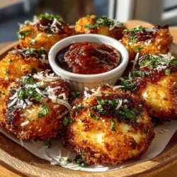 Golden Fried Mozzarella Bites have become a beloved staple in the world of appetizers and snacks, celebrated for their mouthwatering combination of textures and flavors. With a crispy, golden-brown exterior that gives way to a gooey, melty interior, these bites are a culinary delight that appeals to both young and old alike. Whether served at parties, family gatherings, or enjoyed as a casual snack, these mozzarella bites are sure to impress. Their versatility makes them perfect for any occasion, allowing them to shine as a crowd-pleaser or a fun treat for movie nights at home.