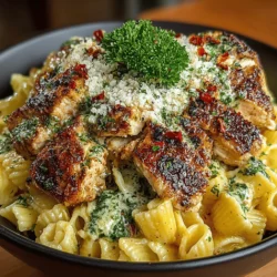When it comes to comfort food, few dishes can rival the satisfaction of Creamy One-Pot Garlic Parmesan Chicken Pasta. This dish embodies the essence of home cooking—rich, creamy, and bursting with flavor, it promises to please even the pickiest of eaters. The beauty of this recipe lies not only in its deliciousness but also in its simplicity and convenience, making it an ideal choice for busy weeknight dinners. With just one pot to clean, you can whip up a satisfying meal that the whole family will love, leaving you with more time to relax and enjoy your evening.