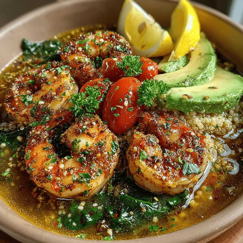 In the world of quick and healthy meals, few dishes can rival the vibrant flavors and nutritional benefits of Zesty Lemon Garlic Shrimp Bowls. This recipe combines succulent shrimp with a refreshing lemon-garlic sauce, served over a wholesome base of quinoa or brown rice. Perfect for busy weeknights or a satisfying weekend meal, these bowls are not only easy to prepare but also packed with flavor and nutrients.