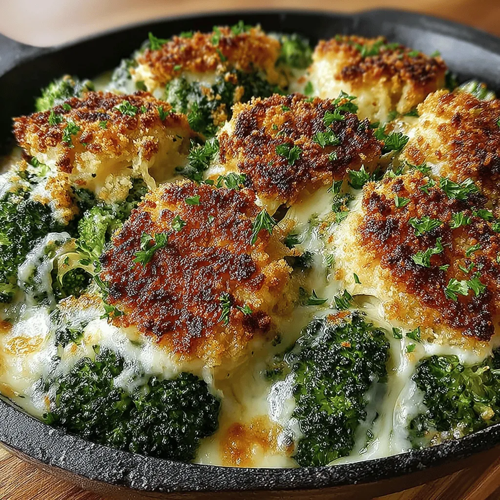- 1 cup long-grain brown rice - 2 cups broccoli florets (fresh or frozen) - 1 cup shredded cheddar cheese - 4 oz cream cheese, softened - 1 cup vegetable broth - 1/2 cup milk - 1 teaspoon garlic powder - 1 teaspoon onion powder - Salt and pepper to taste - 1/2 cup breadcrumbs (optional) - Fresh parsley for garnish (optional)