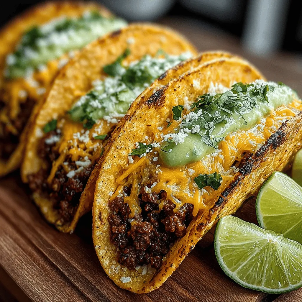 In the world of culinary delights, few dishes capture the essence of comfort food quite like beef tacos. Whether you're hosting a casual family dinner or craving a satisfying meal after a long day, the Flavor Fiesta Beef Tacos are sure to please. This recipe combines the rich flavors of seasoned ground beef with a refreshing avocado lime sauce, all wrapped in soft tortillas. Join us as we explore this delightful dish, uncovering its layers of taste and simple preparation.