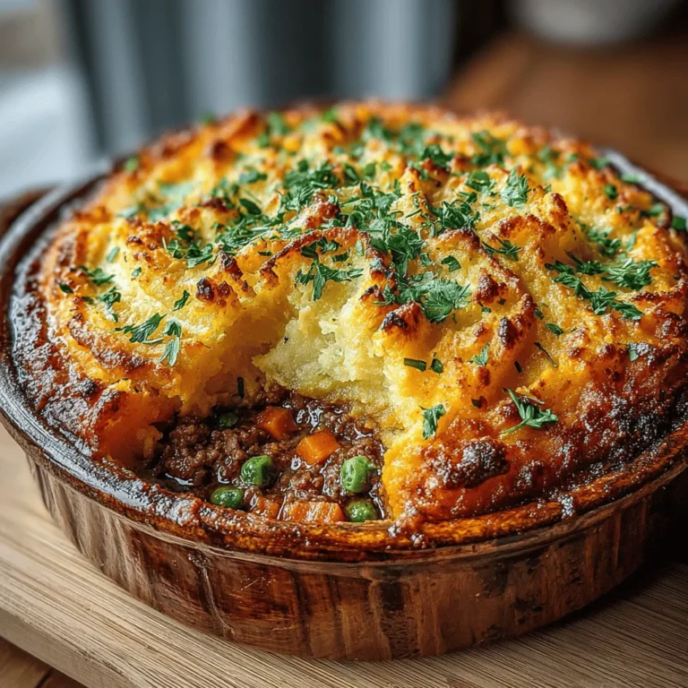 Shepherd's pie is more than just a meal; it's a symbol of comfort and warmth that has graced dinner tables for generations. This beloved dish traditionally features a savory meat filling topped with a creamy layer of mashed potatoes. However, our homestyle turkey and sweet potato shepherd's pie takes this classic recipe to new heights by incorporating lean ground turkey and the subtle sweetness of sweet potatoes. This adaptation not only offers a healthier alternative to the original but also introduces a delightful medley of flavors and textures that is sure to satisfy any appetite.