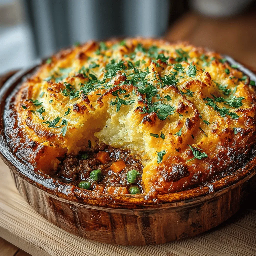 Shepherd's pie is more than just a meal; it's a symbol of comfort and warmth that has graced dinner tables for generations. This beloved dish traditionally features a savory meat filling topped with a creamy layer of mashed potatoes. However, our homestyle turkey and sweet potato shepherd's pie takes this classic recipe to new heights by incorporating lean ground turkey and the subtle sweetness of sweet potatoes. This adaptation not only offers a healthier alternative to the original but also introduces a delightful medley of flavors and textures that is sure to satisfy any appetite.