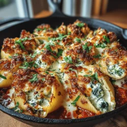 There's something inherently comforting about a dish that combines rich, creamy cheese with the vibrant, earthy flavors of fresh spinach. Enter Cheesy Spinach Delight Shells—a culinary masterpiece that brings together the best of both worlds. This dish features jumbo pasta shells stuffed to the brim with a luscious concoction of cheeses and spinach, all baked to perfection. The result is a hearty meal that not only satisfies cheese lovers but also appeals to those seeking lighter, vegetarian options.