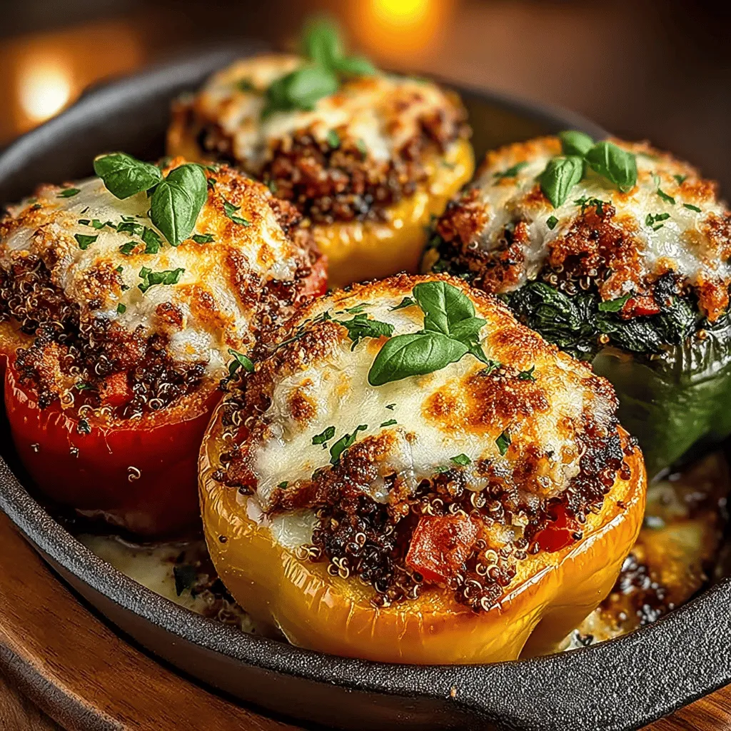 Discover a delightful dish that merges the wholesome goodness of ground turkey and fresh spinach with the vibrant flavors of bell peppers. Turkey & Spinach Delight Stuffed Peppers is not only a colorful feast for the eyes but also a nutritious and satisfying meal option perfect for any day of the week. This recipe is simple to follow and yields a delicious result that will please your whole family. In this article, we will explore the ingredients, preparation steps, nutritional benefits, and variations of this hearty dish.