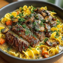 The rich and comforting flavors of Hearty Beef and Mushroom Stroganoff have made it a beloved classic in many households. This dish is not only a hearty meal but also easy to prepare, making it perfect for both weeknight dinners and special occasions. With tender beef, earthy mushrooms, and a creamy sauce served over egg noodles, this recipe combines simplicity and indulgence. In this article, we'll delve into the preparation of this savory dish, explore its culinary origins, and provide insights to enhance your cooking experience.