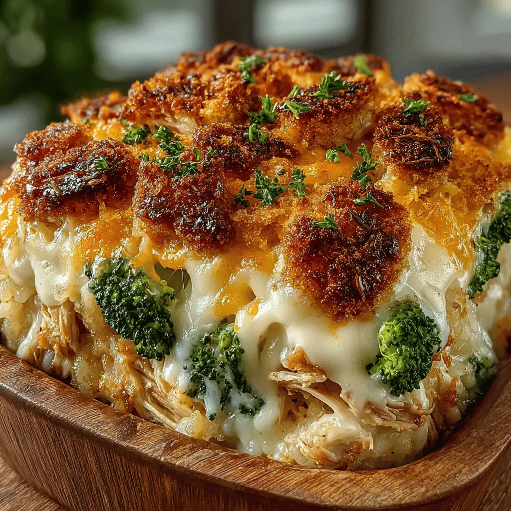 When it comes to comfort food, few dishes can rival the satisfying warmth of a creamy chicken and broccoli rice casserole. This dish combines tender chunks of chicken, vibrant green broccoli, and fluffy rice, all enveloped in a rich, creamy sauce. It’s the perfect meal for busy weeknights or cozy weekends when you crave something hearty yet simple. With its one-dish preparation, this casserole not only delights the palate but also makes cleanup a breeze, appealing to home cooks and families alike.