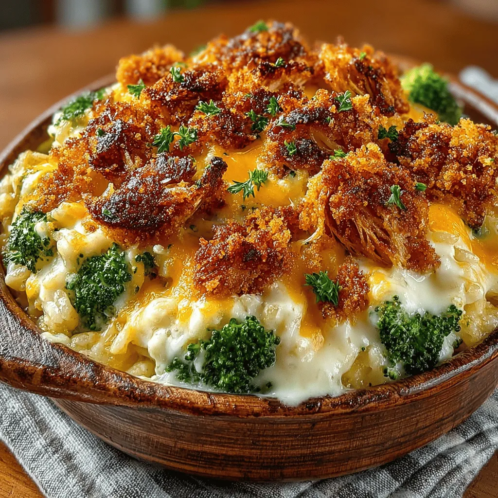 When it comes to comfort food, few dishes can rival the satisfying warmth of a creamy chicken and broccoli rice casserole. This dish combines tender chunks of chicken, vibrant green broccoli, and fluffy rice, all enveloped in a rich, creamy sauce. It’s the perfect meal for busy weeknights or cozy weekends when you crave something hearty yet simple. With its one-dish preparation, this casserole not only delights the palate but also makes cleanup a breeze, appealing to home cooks and families alike.
