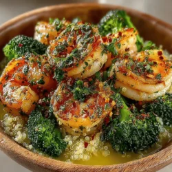 In the world of quick, nutritious meals, Zesty Lemon Garlic Shrimp & Broccoli Bowls stands out as a delightful option that combines vibrant flavors with health benefits. This dish not only tantalizes the taste buds but also packs a powerful punch of nutrients, making it an ideal choice for those seeking to maintain a balanced diet without sacrificing flavor. The combination of succulent shrimp, crisp broccoli, and zesty garlic and lemon creates a harmony that is both refreshing and satisfying. Whether you're preparing a quick weeknight dinner for your family or meal prepping for the week ahead, this recipe is versatile enough to fit any occasion.