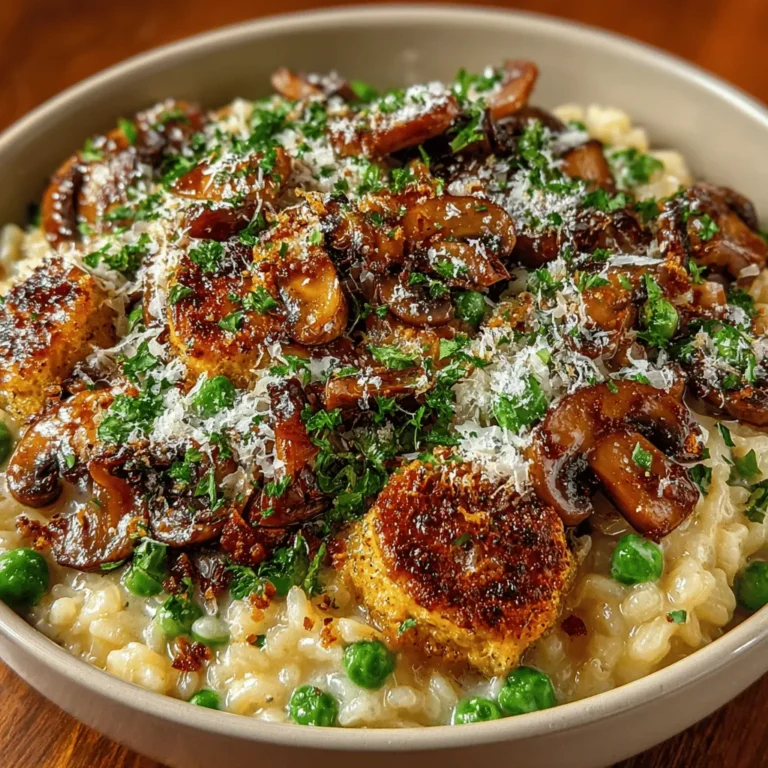 Risotto is one of Italy's most beloved culinary treasures, celebrated for its creamy texture and rich flavors. This dish, originating from Northern Italy, is a luxurious way to transform simple ingredients into a comforting meal that can be enjoyed on any occasion. With its origins steeped in tradition, risotto represents the heart of Italian cooking—where quality ingredients and careful preparation come together to create something truly special. In this article, we will delve into the delightful world of creamy mushroom risotto with peas, a dish that perfectly embodies comfort food while showcasing the earthy flavors of mushrooms and the sweetness of fresh peas.
