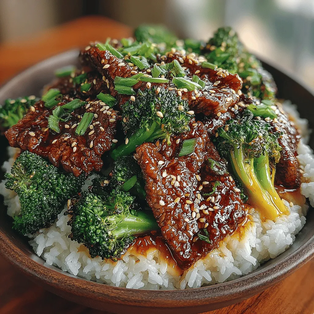 - 1 pound beef sirloin, thinly sliced against the grain - 2 cups broccoli florets - 3 tablespoons soy sauce - 2 tablespoons oyster sauce - 1 tablespoon sesame oil - 2 cloves garlic, minced - 1 teaspoon fresh ginger, minced - 1 tablespoon cornstarch - 2 tablespoons vegetable oil (for stir-frying) - Optional: crushed red pepper flakes (to taste) - Optional: sesame seeds and sliced green onions (for garnish)