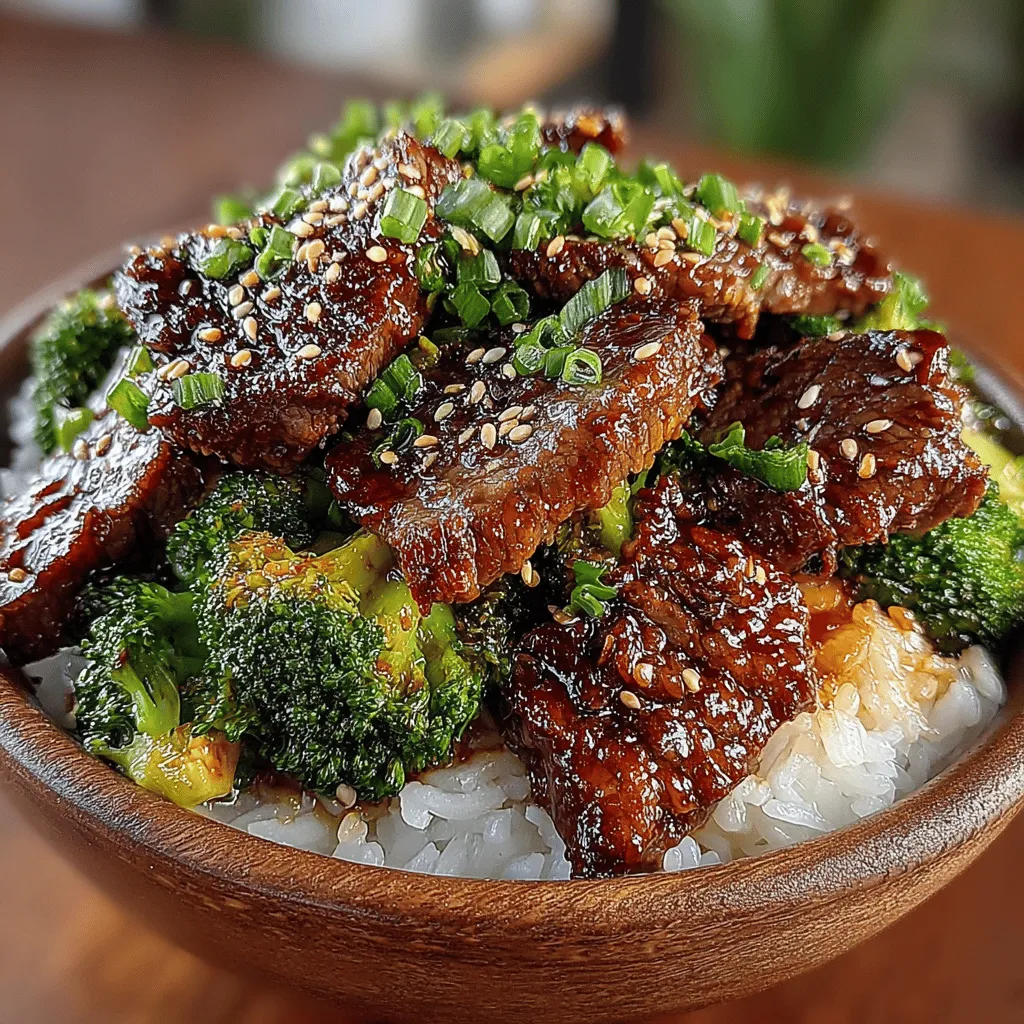 - 1 pound beef sirloin, thinly sliced against the grain - 2 cups broccoli florets - 3 tablespoons soy sauce - 2 tablespoons oyster sauce - 1 tablespoon sesame oil - 2 cloves garlic, minced - 1 teaspoon fresh ginger, minced - 1 tablespoon cornstarch - 2 tablespoons vegetable oil (for stir-frying) - Optional: crushed red pepper flakes (to taste) - Optional: sesame seeds and sliced green onions (for garnish)