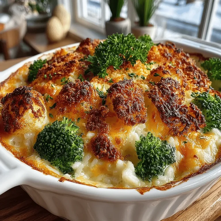 When it comes to comfort food, few dishes can rival the warmth and satisfaction of a well-made casserole. One standout option is the Cheesy Broccoli and Rice Casserole Delight. This dish is not only a feast for the eyes with its vibrant green broccoli and creamy cheese but also a wholesome meal that the whole family can enjoy. Perfect for family dinners, potlucks, or a simple weeknight meal, this casserole is a versatile addition to your culinary repertoire.