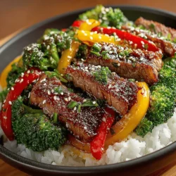 In our fast-paced world, where time is often a luxury, preparing a nutritious and delicious meal can seem like a daunting task. Enter the One-Pan Beef and Broccoli Stir-Fry—a culinary solution that masterfully blends flavor, nutrition, and convenience into a single, satisfying dish. This recipe is designed to be quick and easy, making it an ideal choice for busy weeknights when you want to serve your family something wholesome without spending hours in the kitchen. Packed with protein from the beef and a bounty of vitamins from the broccoli, this stir-fry not only delights the palate but also supports a healthy lifestyle.