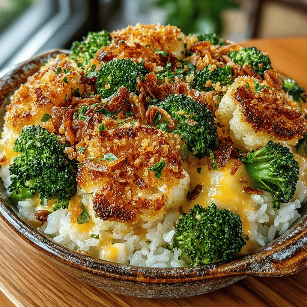In the realm of comfort food, few dishes can compete with the heartwarming appeal of Cheesy Broccoli Rice Delight. This dish effortlessly combines the creamy richness of cheddar cheese with the vibrant freshness of broccoli, creating a harmonious blend that is both satisfying and nourishing. Whether you’re preparing a quick weeknight dinner for your family or looking to impress guests at a gathering, this recipe stands out as an ideal choice.