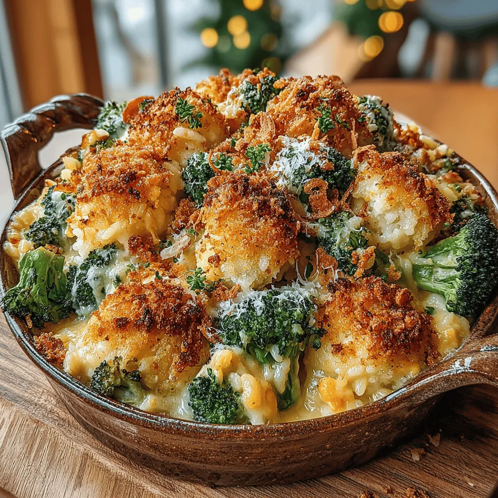 In the realm of comfort food, few dishes can compete with the heartwarming appeal of Cheesy Broccoli Rice Delight. This dish effortlessly combines the creamy richness of cheddar cheese with the vibrant freshness of broccoli, creating a harmonious blend that is both satisfying and nourishing. Whether you’re preparing a quick weeknight dinner for your family or looking to impress guests at a gathering, this recipe stands out as an ideal choice.