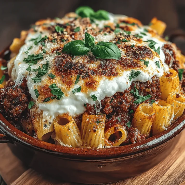 Cheesy Baked Ziti is more than just a meal; it’s a comforting embrace served on a plate. This beloved Italian-American dish has found its way into homes across the globe, cherished for its heartwarming flavors and satisfying textures. Perfect for family gatherings, potlucks, or a cozy weeknight dinner, Cheesy Baked Ziti combines layers of pasta, savory meat, and a generous helping of cheese, creating a dish that is both indulgent and delightful. The beauty of this recipe lies not only in its rich flavors but also in its simplicity, allowing cooks of all skill levels to whip up a culinary masterpiece that everyone will enjoy.