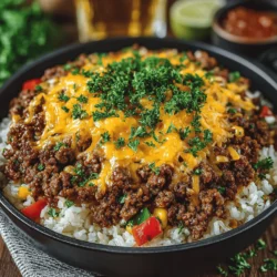 When it comes to comfort food, few dishes can rival the simple yet satisfying combination of cheesy beef and rice. Cheesy Beef & Rice Delight is not only a hearty meal that warms the soul, but it also brings a sense of nostalgia, reminding many of family dinners around the kitchen table. This dish is a celebration of flavors, textures, and aromas that come together to create a meal that is both comforting and delicious.