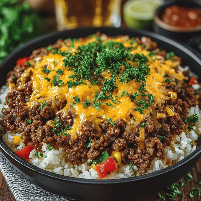 When it comes to comfort food, few dishes can rival the simple yet satisfying combination of cheesy beef and rice. Cheesy Beef & Rice Delight is not only a hearty meal that warms the soul, but it also brings a sense of nostalgia, reminding many of family dinners around the kitchen table. This dish is a celebration of flavors, textures, and aromas that come together to create a meal that is both comforting and delicious.