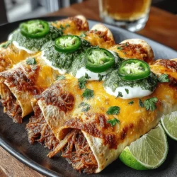 - 2 cups cooked rotisserie chicken, shredded - 1 cup green enchilada sauce (store-bought or homemade) - 1 cup sour cream - 1 cup shredded cheese (cheddar, Monterey Jack, or a blend) - 8 corn tortillas - 1/2 cup diced green chiles (optional) - 1 teaspoon cumin - 1 teaspoon garlic powder - Fresh cilantro for garnish (optional)