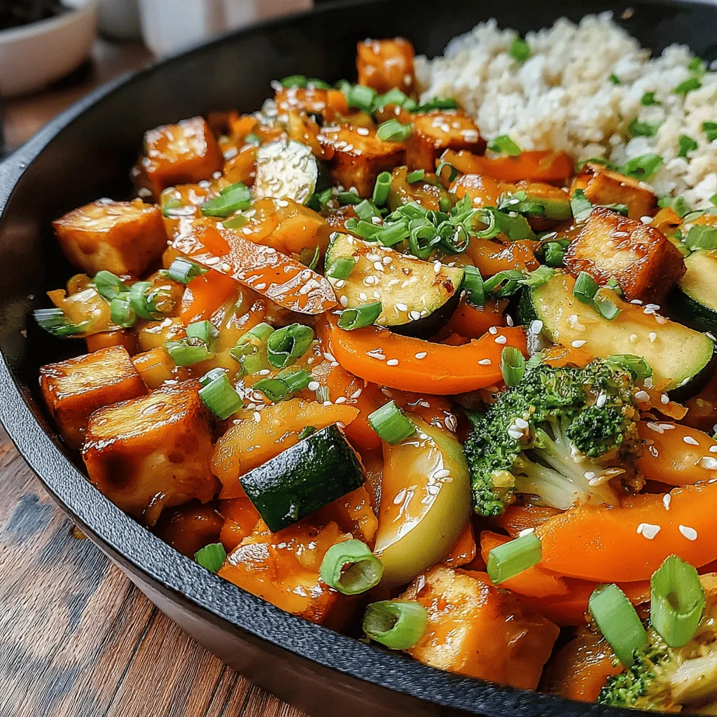 If you're in search of a vibrant, satisfying meal that’s as good for your health as it is for your taste buds, look no further than this Colorful Crunch Veggie Stir-Fry with Tofu. This dish combines an array of fresh vegetables and protein-packed tofu, creating a delightful medley that’s sure to please everyone at the table.