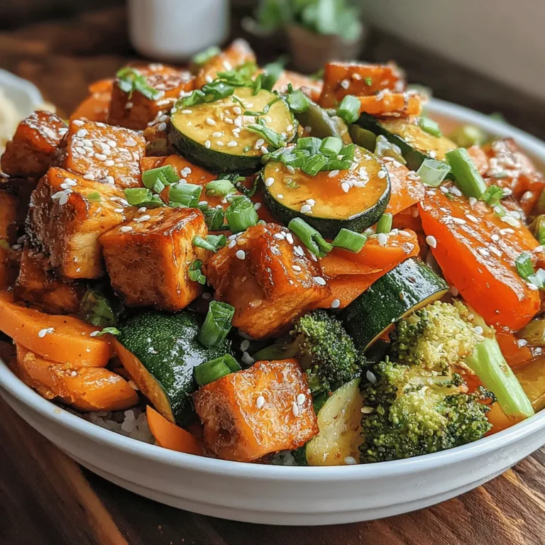 If you're in search of a vibrant, satisfying meal that’s as good for your health as it is for your taste buds, look no further than this Colorful Crunch Veggie Stir-Fry with Tofu. This dish combines an array of fresh vegetables and protein-packed tofu, creating a delightful medley that’s sure to please everyone at the table.
