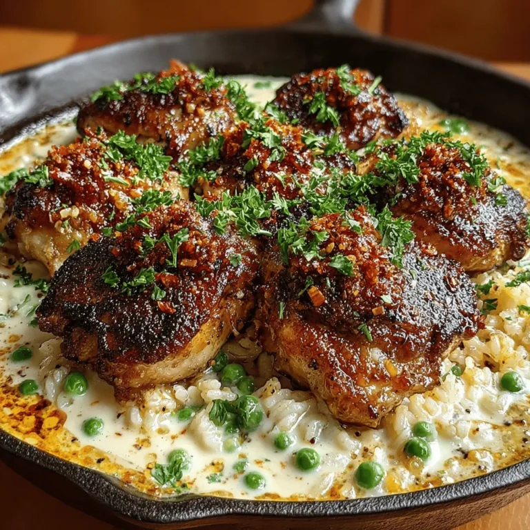 In the world of home cooking, few dishes can rival the comforting and satisfying nature of a one-pan meal. The One-Pan Creamy Garlic Chicken and Rice recipe is a delightful combination of succulent chicken thighs, aromatic garlic, and creamy rice that makes for a perfect family dinner. This dish not only minimizes cleanup but also packs a punch of flavor and comfort. In this article, we will explore the ingredients, preparation steps, and the culinary secrets behind this delectable recipe, ensuring you have all the information you need to impress your loved ones.