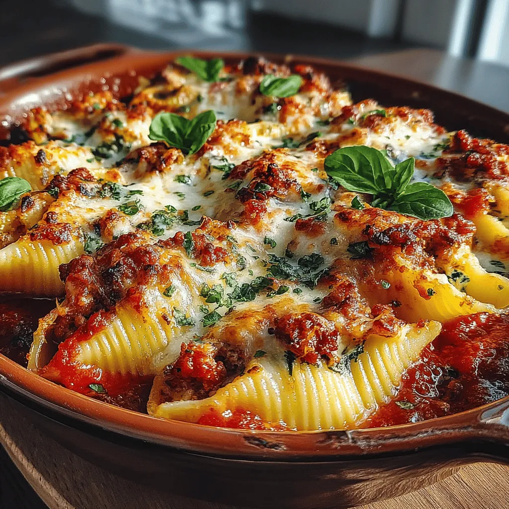 Stuffed shells are a cherished staple in Italian cuisine, celebrated for their comforting nature and hearty flavors. This delightful dish combines the richness of Italian sausage, the freshness of spinach, and a harmonious blend of cheeses, creating a satisfying meal perfect for family gatherings or cozy weeknight dinners. Each jumbo pasta shell is generously filled with a creamy mixture, then smothered in marinara sauce and baked to perfection. Whether you’re a seasoned cook or a beginner in the kitchen, this recipe will guide you step-by-step to create an unforgettable dish that will leave everyone craving more.