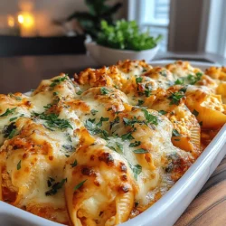Creamy Spinach and Feta Stuffed Shells