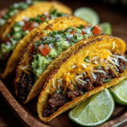 - 1 pound lean ground beef - 1 tablespoon olive oil - 1 medium yellow onion, chopped - 2 cloves garlic, minced - 1 tablespoon chili powder - 1 teaspoon ground cumin - 1 teaspoon smoked paprika - Salt and pepper to taste - 8 small corn or flour tortillas - Fresh cilantro, for garnish