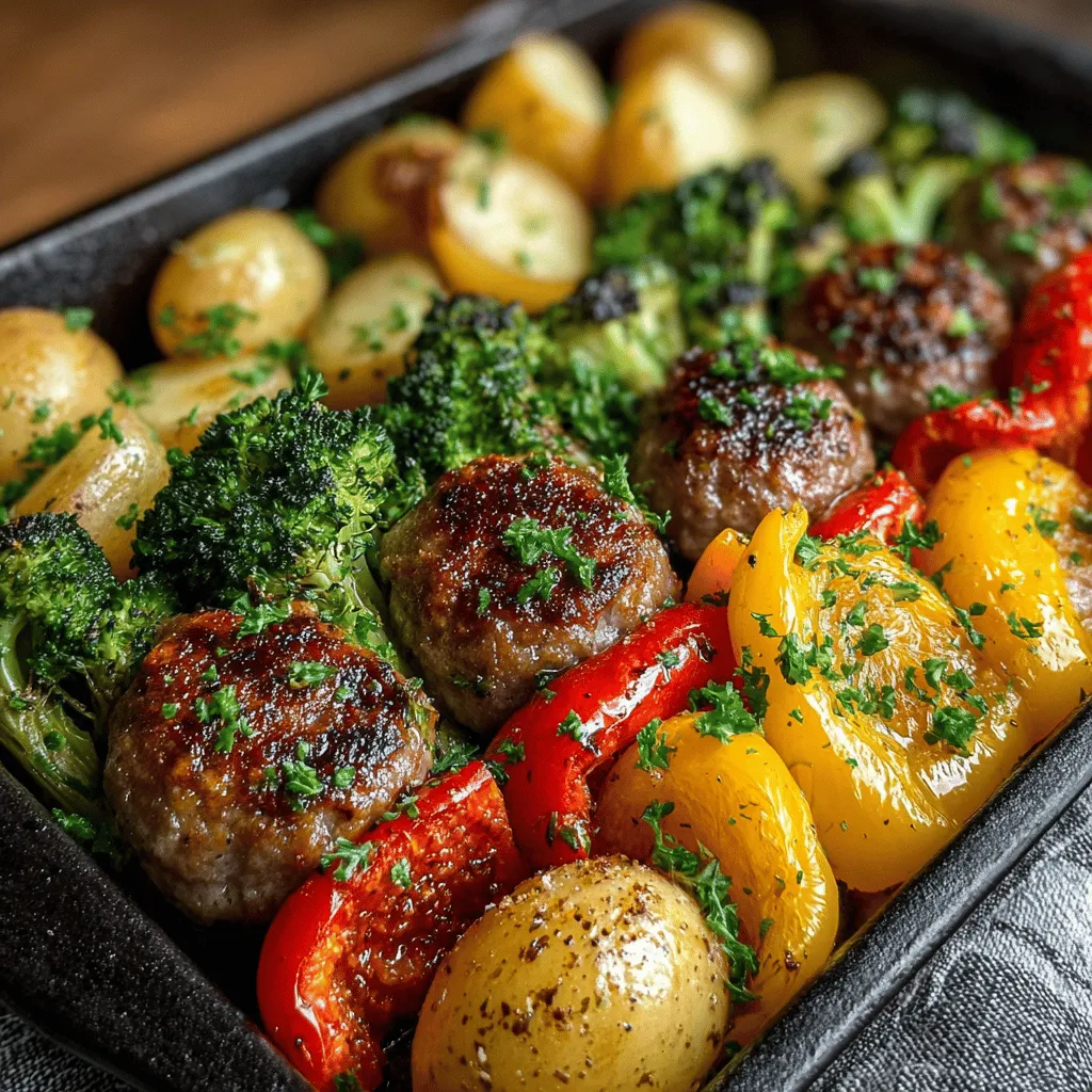 Sheet pan dinners have become increasingly popular for their convenience and ability to pack a punch of flavor in a single dish. These all-in-one meals minimize cleanup while maximizing taste, making them an ideal choice for busy weeknights. The Savory Sausage and Vegetable Sheet Pan Dinner stands out as a delicious and wholesome option, combining protein-rich Italian sausage with a vibrant mix of colorful vegetables. This recipe not only satisfies hunger but also delivers a balanced meal that families will love, making it a perfect addition to your weekly dinner rotation.