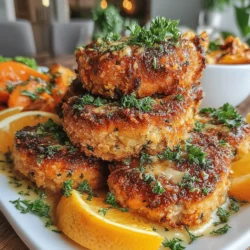 One-Pan Crispy Parmesan Pork Medallions