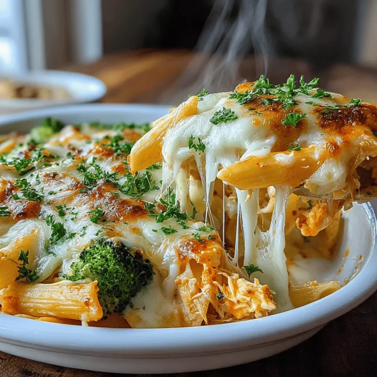 If you're searching for a comforting and hearty dish that pleases everyone at the dinner table, look no further than Cheesy Chicken and Broccoli Pasta Bake. This delightful recipe features a creamy texture combined with flavorful ingredients, making it an ideal choice for family dinners or gatherings. Packed with protein from the chicken and nutrients from the broccoli, this dish is not only delicious but also nutritionally balanced.