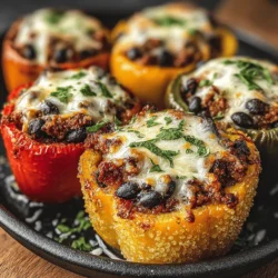 Hearty Turkey and Quinoa Stuffed Peppers: A Nutritious Delight for Every Palate