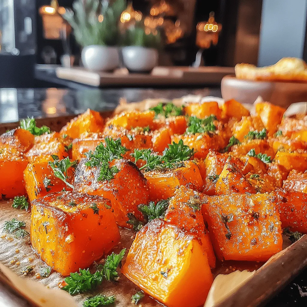 Oven Roasted Spiced Butternut Cubes are a delightful addition to any meal, offering a warm and inviting flavor that celebrates the essence of fall. This recipe not only highlights the natural sweetness of butternut squash but also integrates a blend of spices that elevate its taste profile, making it a perfect side dish for family gatherings or a cozy weeknight dinner.