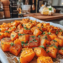 Oven Roasted Spiced Butternut Cubes