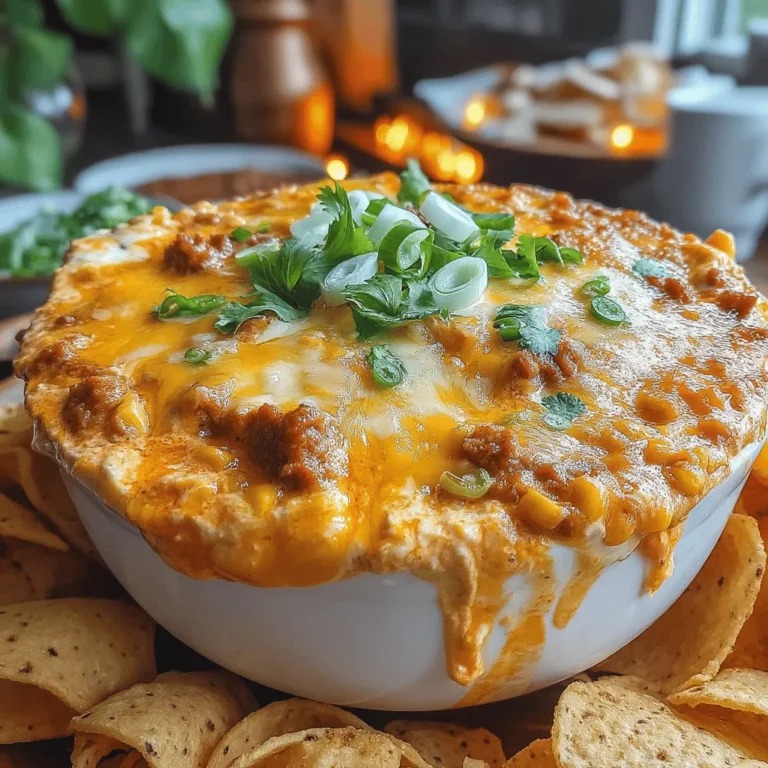 Spiced Cheesy Chorizo Corn Dip is the ultimate appetizer that brings warmth and excitement to any gathering. This dip is a delightful blend of spicy chorizo, creamy cheeses, and sweet corn, making it a crowd-pleaser for all occasions. Whether you're hosting a party, enjoying a game day, or having a cozy family dinner, this dip is sure to impress.