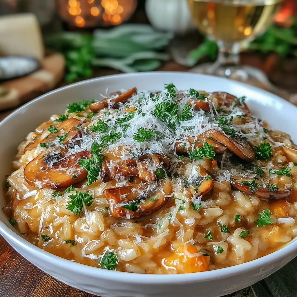 Sage Butter Creamy Mushroom Risotto is a dish that embodies comfort and sophistication in every bite. Its rich, creamy texture, combined with the aromatic flavors of sage and earthy mushrooms, creates a culinary experience that is both delightful and satisfying. Originating from Italy, risotto has become a beloved staple in kitchens around the world, celebrated for its ability to bring warmth and joy to any meal.