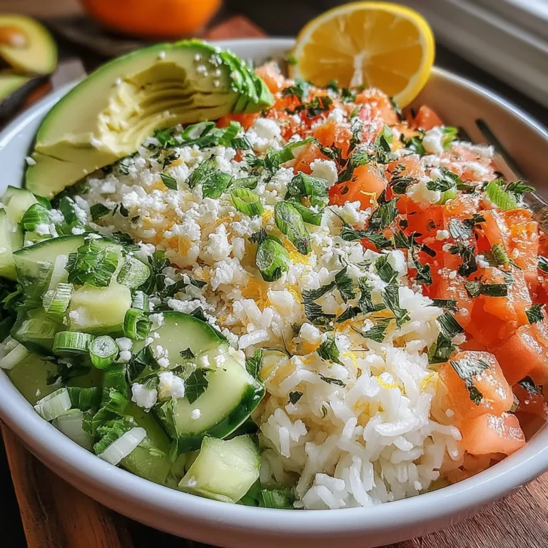 The Zesty Lemon Herb Rice Bowl is a vibrant and refreshing dish that perfectly balances the zesty notes of lemon with the aromatic freshness of herbs. This bowl is a celebration of flavors, making it an ideal choice for anyone looking for a quick yet nutritious meal. With its bright colors and delightful textures, it’s no wonder that rice bowls have surged in popularity in contemporary cuisine, providing a canvas for creativity and health.