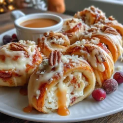 As the leaves begin to change and the air turns crisp, there’s nothing quite like indulging in a warm dessert that captures the essence of fall. Warm Cranberry Caramel Cheese Swirls are the perfect treat to celebrate the season, combining the tartness of cranberries with the rich, creamy goodness of cheese and the sweetness of caramel. This delightful recipe is not only a crowd-pleaser but also a simple way to bring the flavors of autumn into your kitchen.