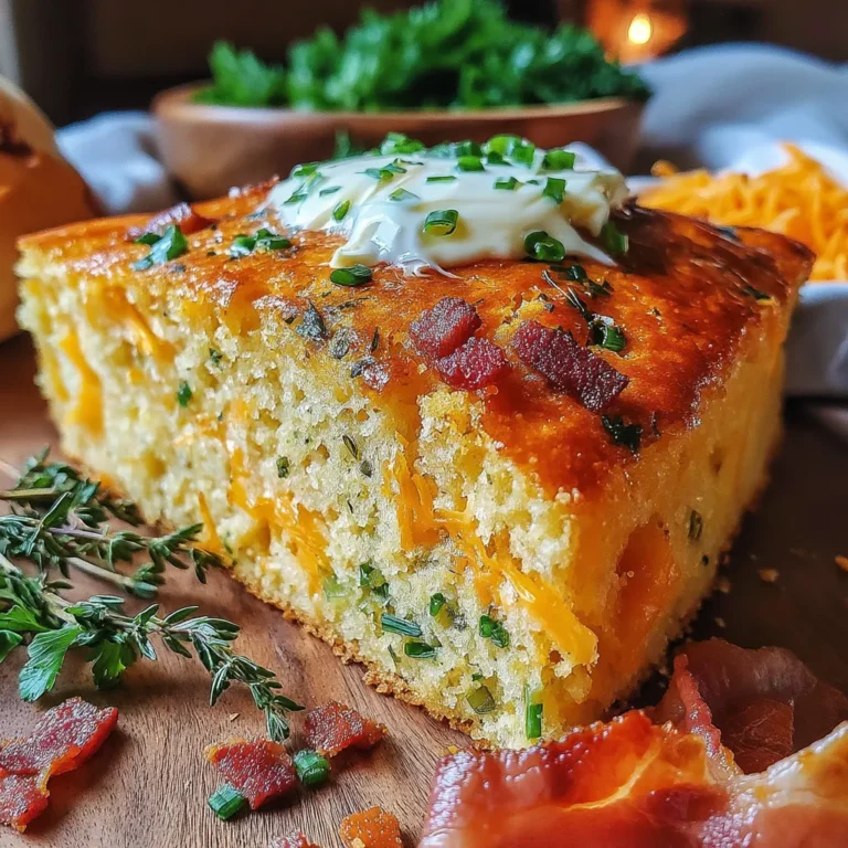 Cornbread is a cherished comfort food that has graced tables across America for generations. Its simple yet satisfying nature makes it a versatile dish, perfect for pairing with hearty stews, barbecues, or simply enjoyed on its own. While traditional cornbread is delightful, the addition of savory ingredients like crispy bacon and fresh herbs transforms this classic into a gourmet experience that will tantalize your taste buds.